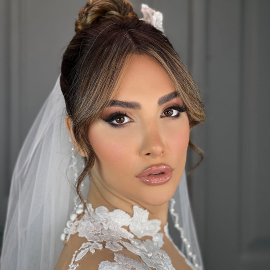 میکاپ حرفه ای عروس سالن زیبایی ماكياژ