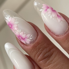 طراحی گل ژورنالی در سالن زیبایی فیروزه