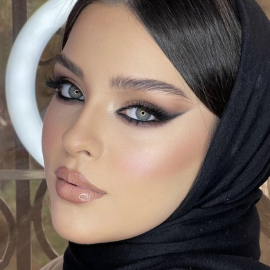 میکاپ اسموکی زیبا در سالن زیبایی سحر موسوی