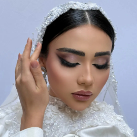 میکاپ عربی عروس در سالن زیبایی لیلا ملکی