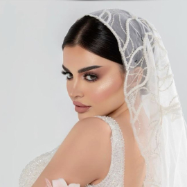 گریم عربی عروس در سالن زیبایی لیلا مقدم