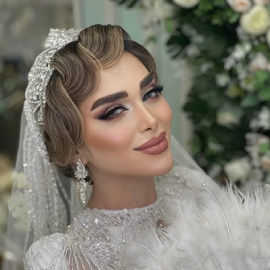 میکاپ عروس زیبا در سالن زیبایی وانیا پرو