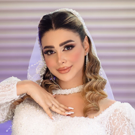 میکاپ عروس عربی در سالن زیبایی لیلا پاک