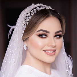 میکاپ عروس عربی زیبا در سالن زیبایی شیما نمازی