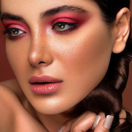 میکاپ ژورنالی در سالن زیبایی زیبا بابایی