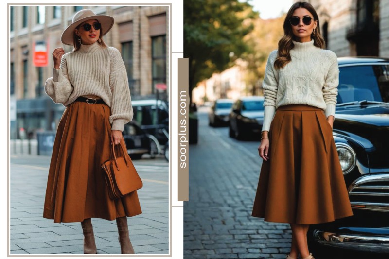 دامن میدی پاییزی