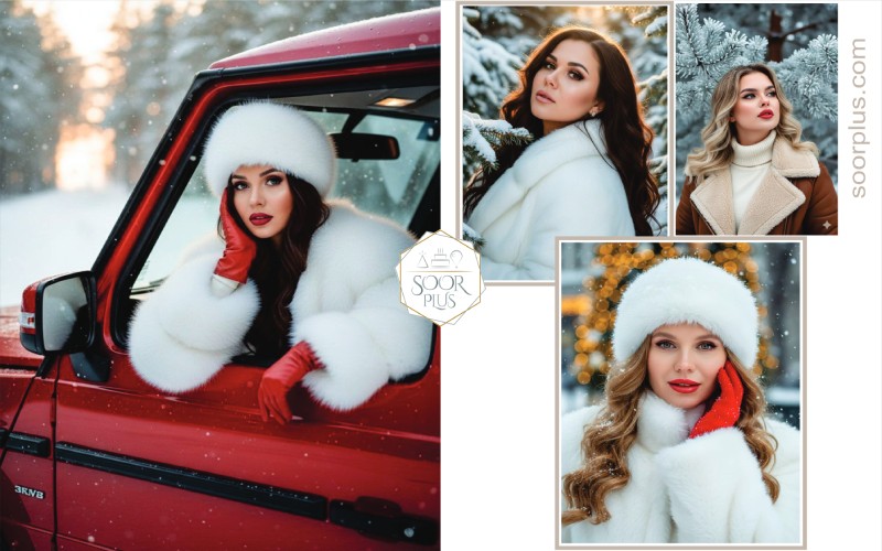 بهترین مدل های میکاپ زمستانی