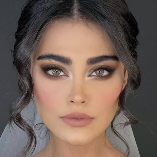 میکاپ عروس اروپایی سالن زیبایی مائده وثوقی