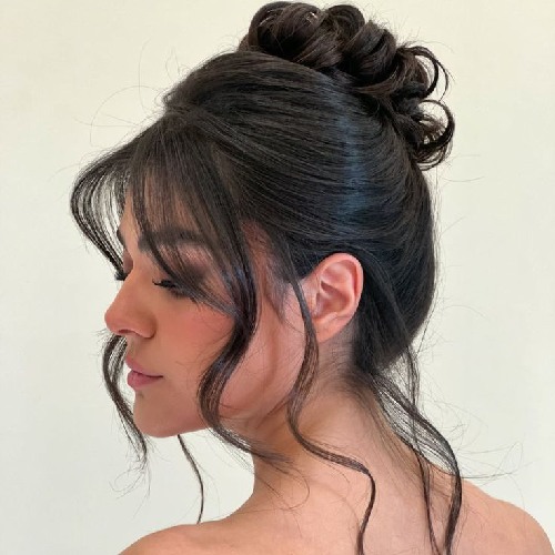 شنیون خواهر داماد سالن زیبایی سهیلا سلیمانی